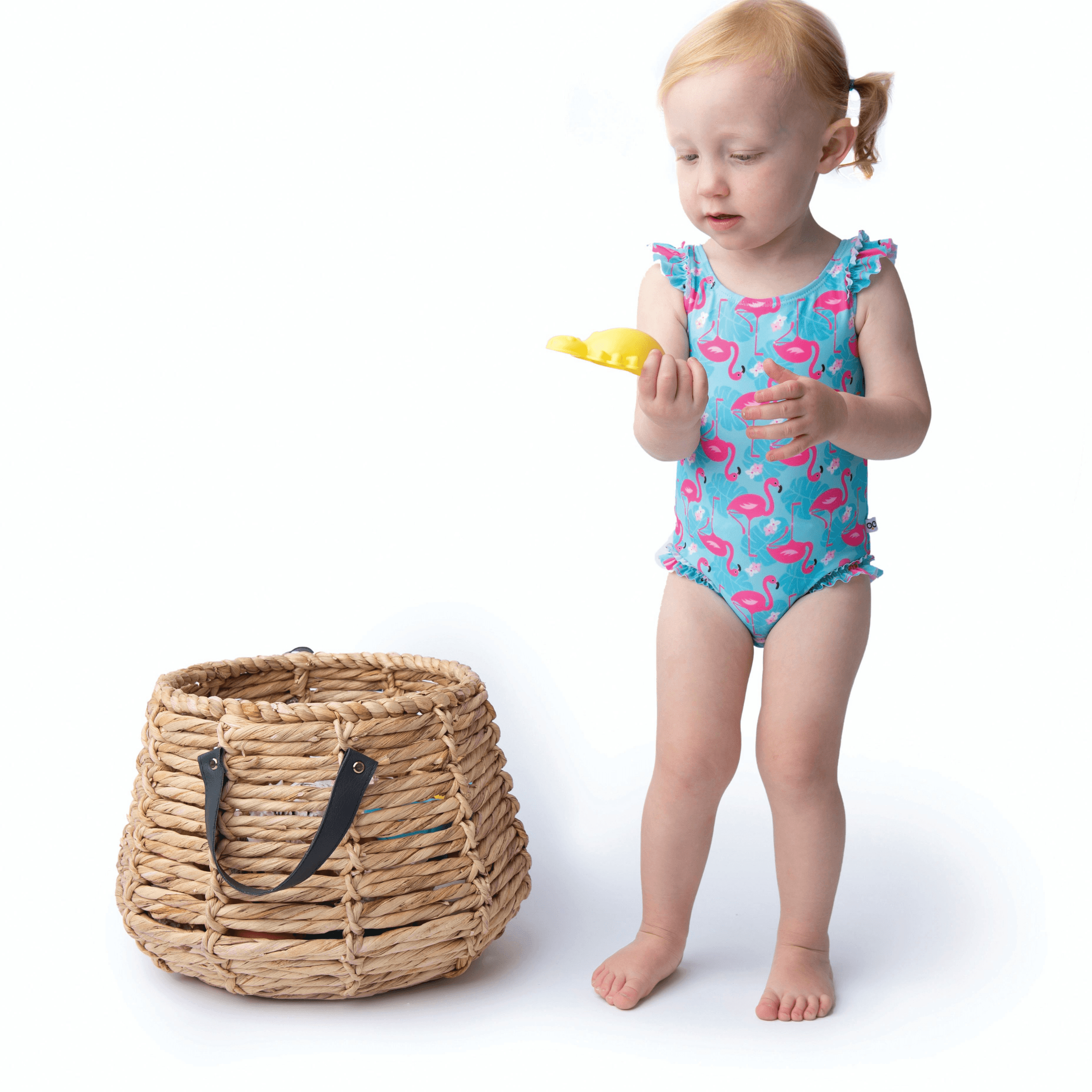 Zoocchini Baby Girl UPF50 Snap Swimsuit | The Nest Attachment Parenting Hub