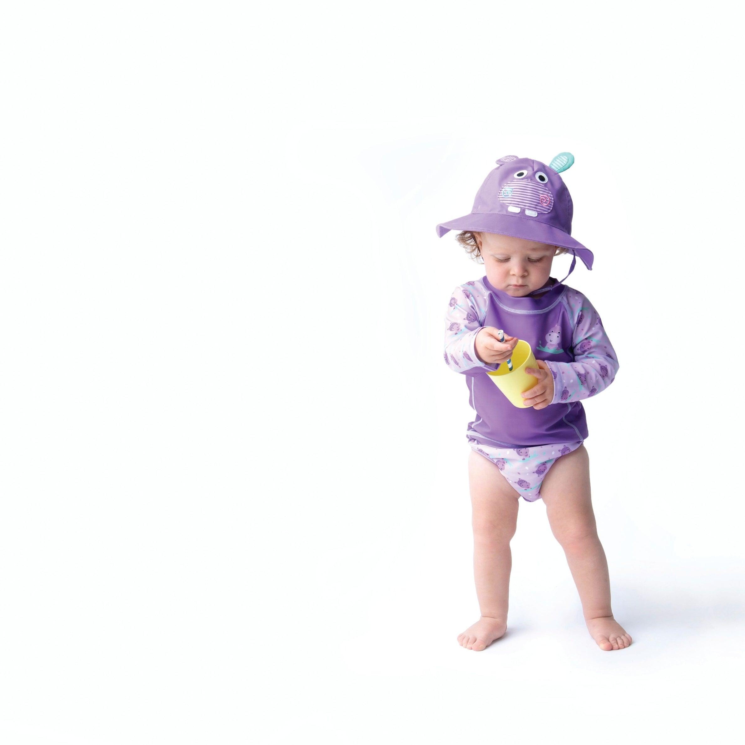 Zoocchini UPF50 Rashguard & Swim Diaper Set (Baby/Toddler) | The Nest Attachment Parenting Hub