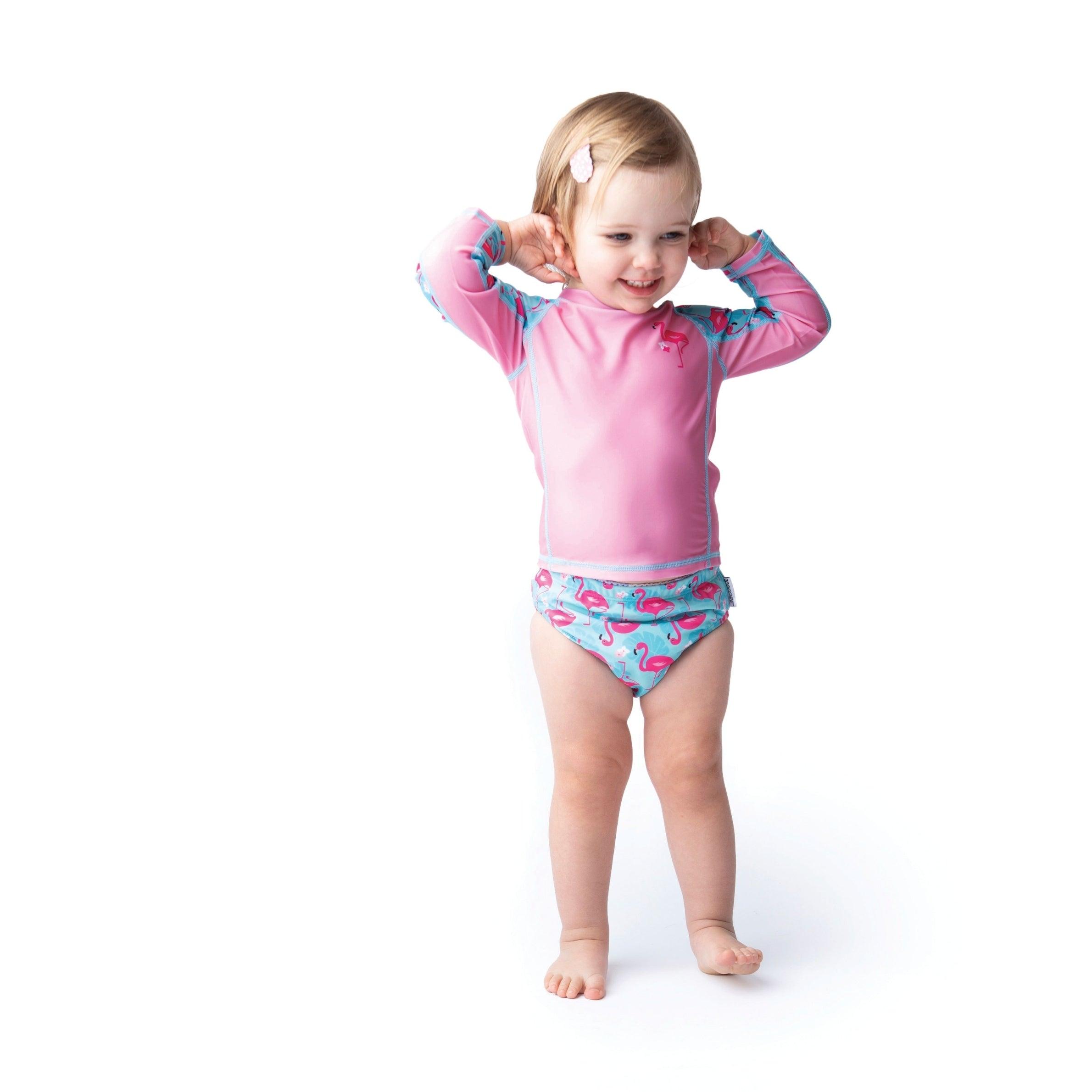 Zoocchini UPF50 3-Piece Swim Set (Sunhat, Rashguard & Diaper Set) | The Nest Attachment Parenting Hub