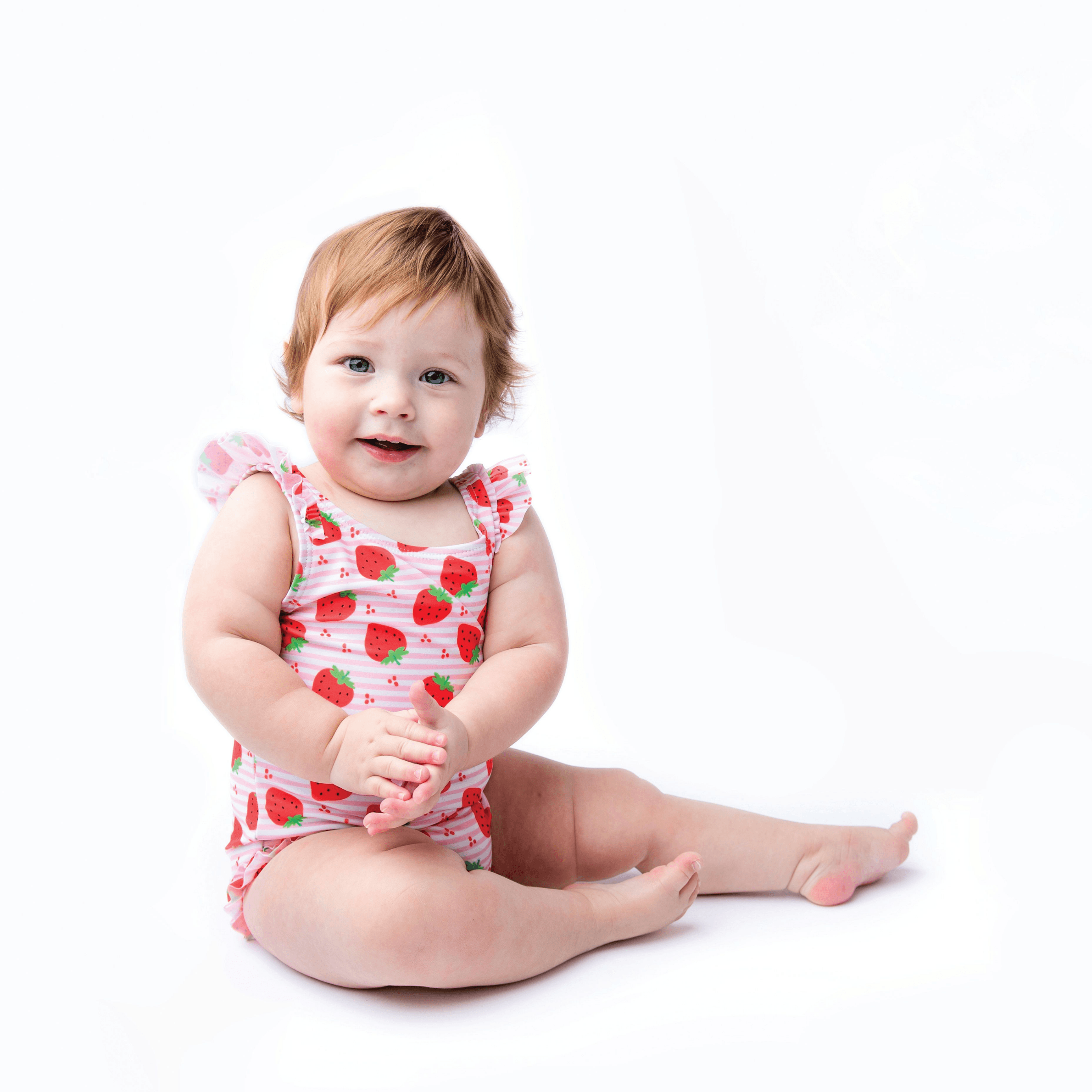 Zoocchini Baby Girl UPF50 Snap Swimsuit | The Nest Attachment Parenting Hub