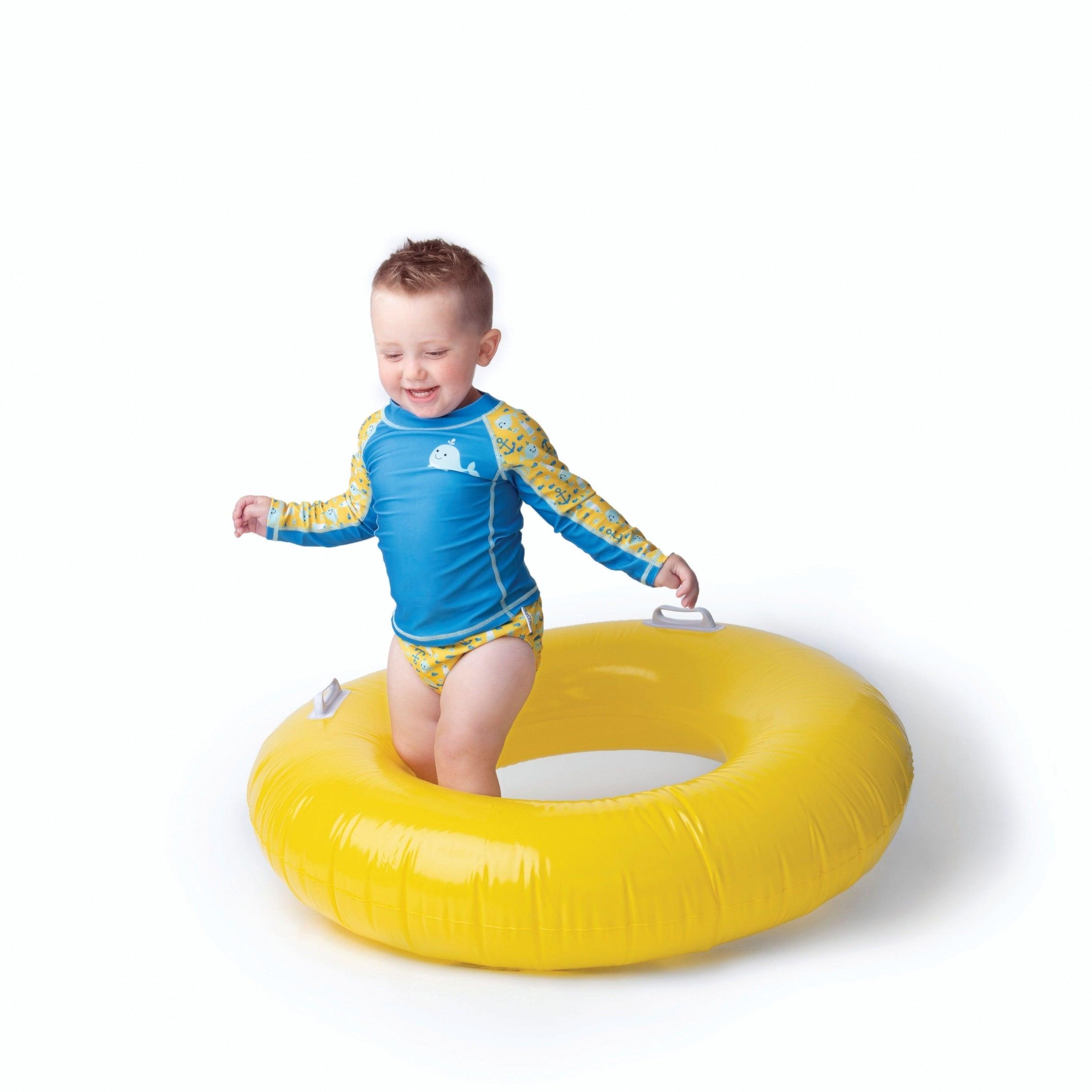 Zoocchini UPF50 3-Piece Swim Set (Sunhat, Rashguard & Diaper Set) | The Nest Attachment Parenting Hub