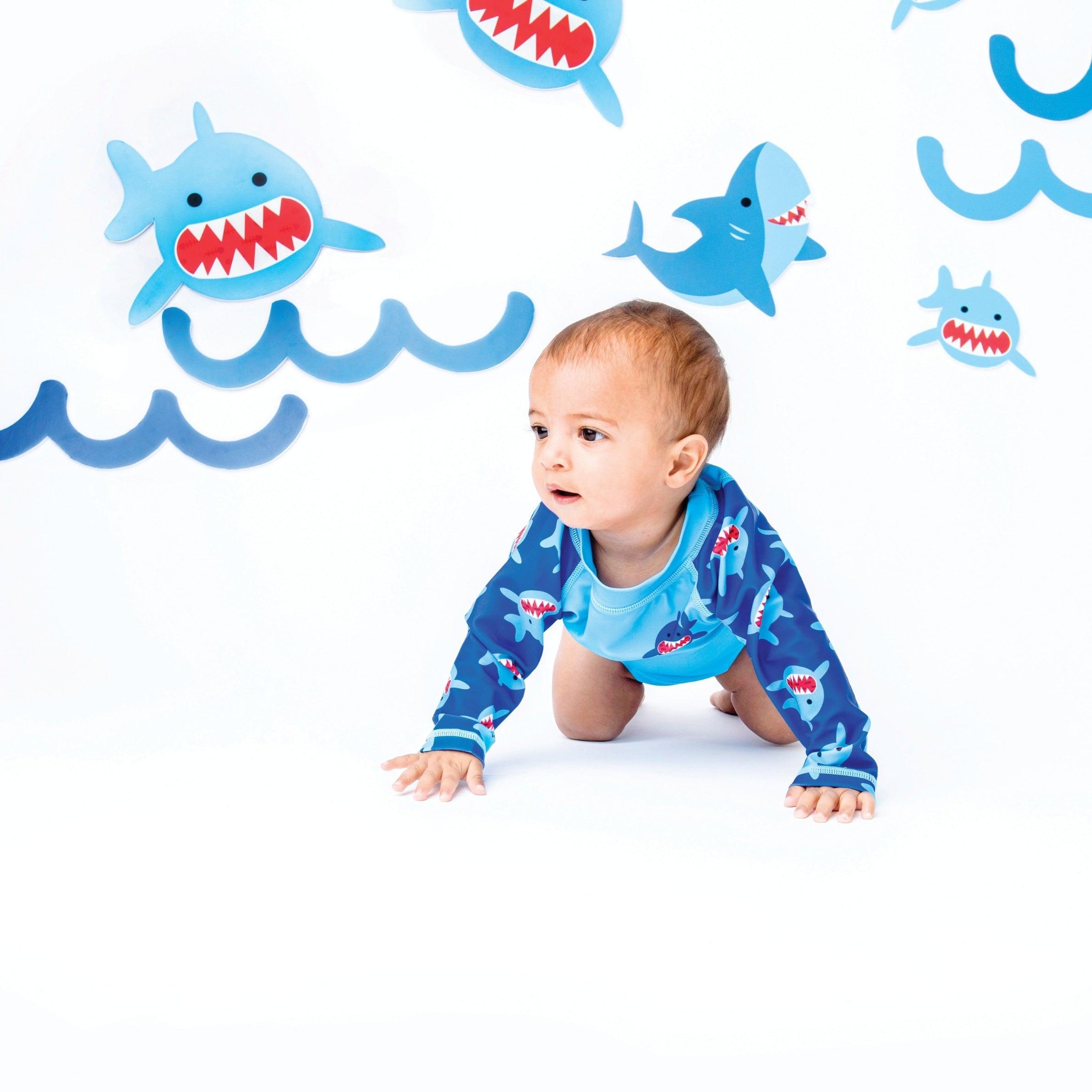 Zoocchini UPF50 Rashguard & Swim Diaper Set (Baby/Toddler) | The Nest Attachment Parenting Hub