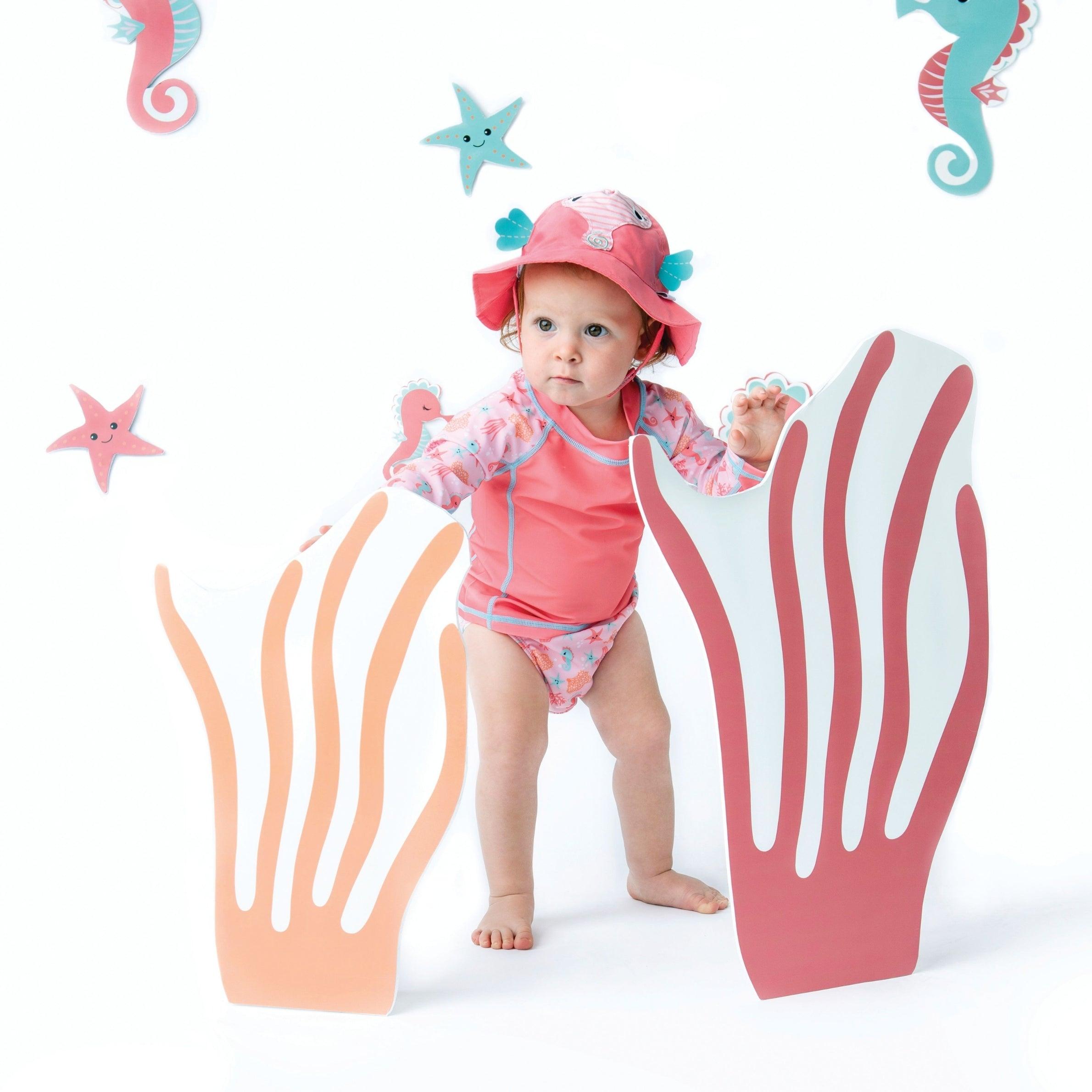 Zoocchini UPF50 Rashguard & Swim Diaper Set (Baby/Toddler) | The Nest Attachment Parenting Hub