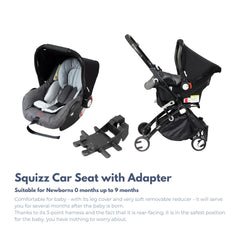 Looping Squizz Car Seat with Adapter