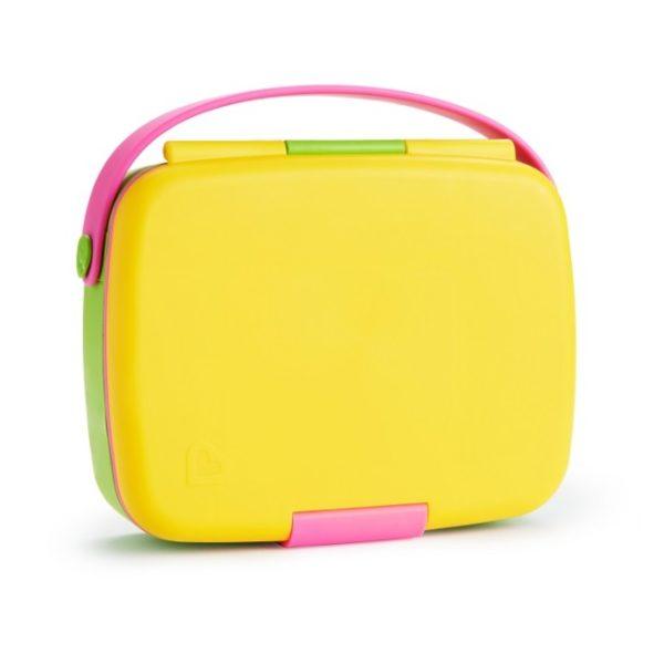 Munchkin Lunch Bento Box with Stainless Steel Utensils 18m+ | The Nest Attachment Parenting Hub