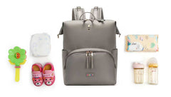 MamboBabyPh - Nylon Waterproof Multipurpose Diaper Bag (Gray)