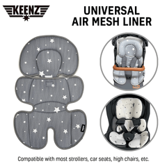 Keenz 3D Air Mesh Infant Support Seat Liner | The Nest Attachment Parenting Hub