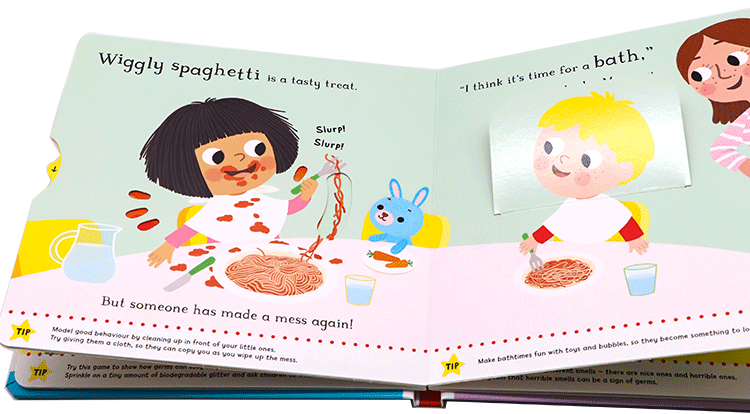 Campbell Big Steps Interactive Board Book: Let's Wash Our Hands | The Nest Attachment Parenting Hub