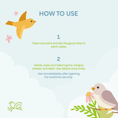 Nature to Nurture Baby Oral Cleaner Sticks