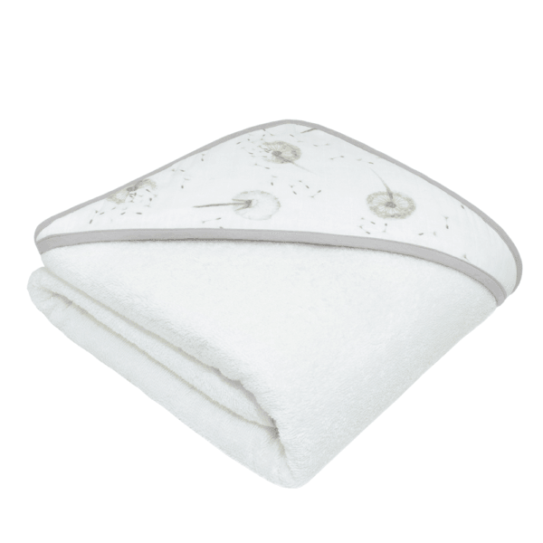 Living Textiles Organic Muslin Hooded Towel | The Nest Attachment Parenting Hub