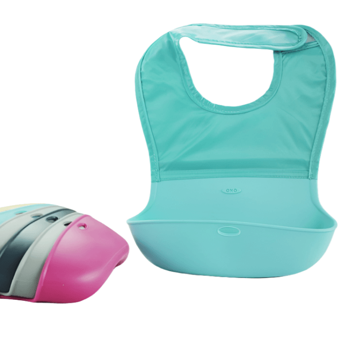 Oxo Tot Roll-up Bib | The Nest Attachment Parenting Hub