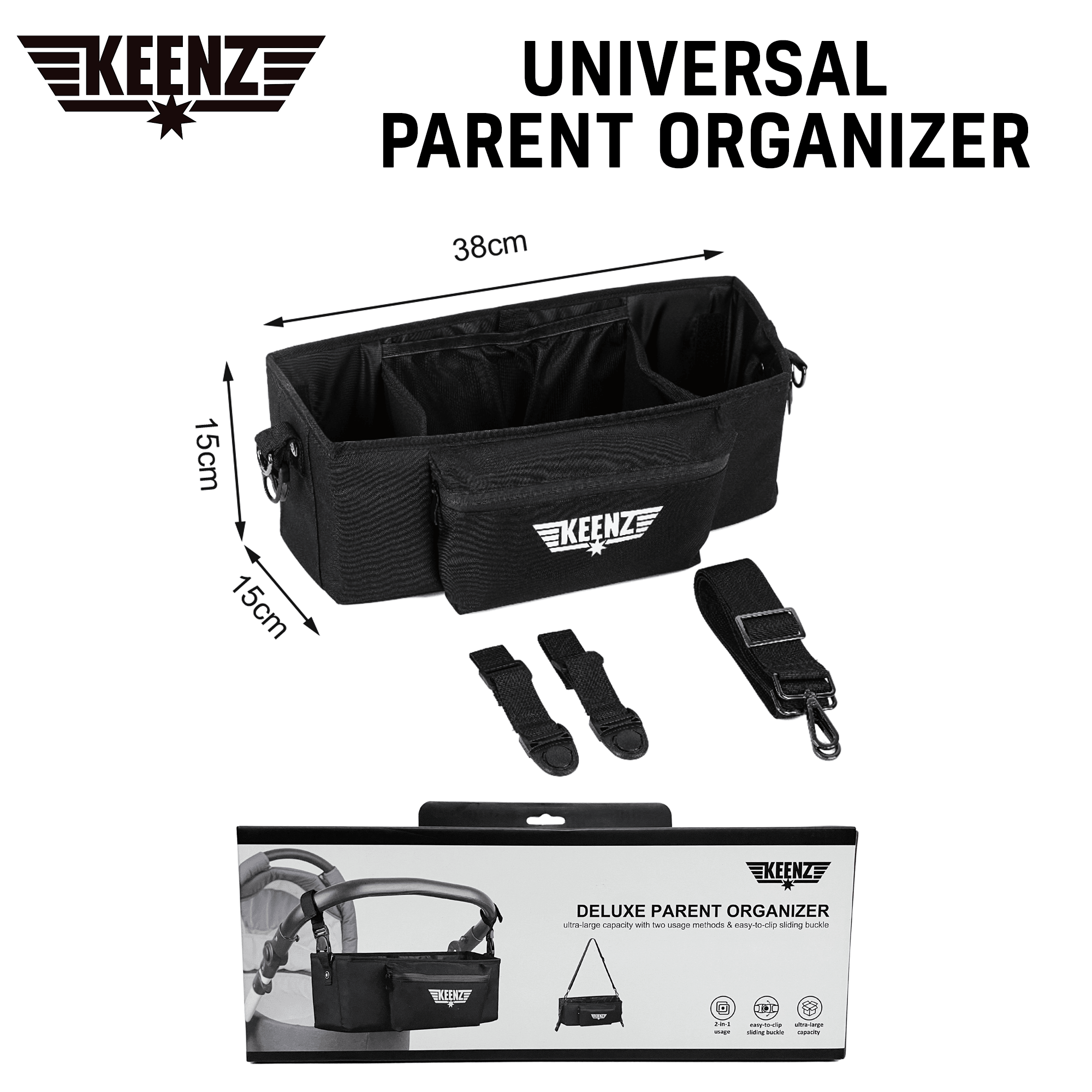 Keenz Deluxe Parent Organizer | The Nest Attachment Parenting Hub