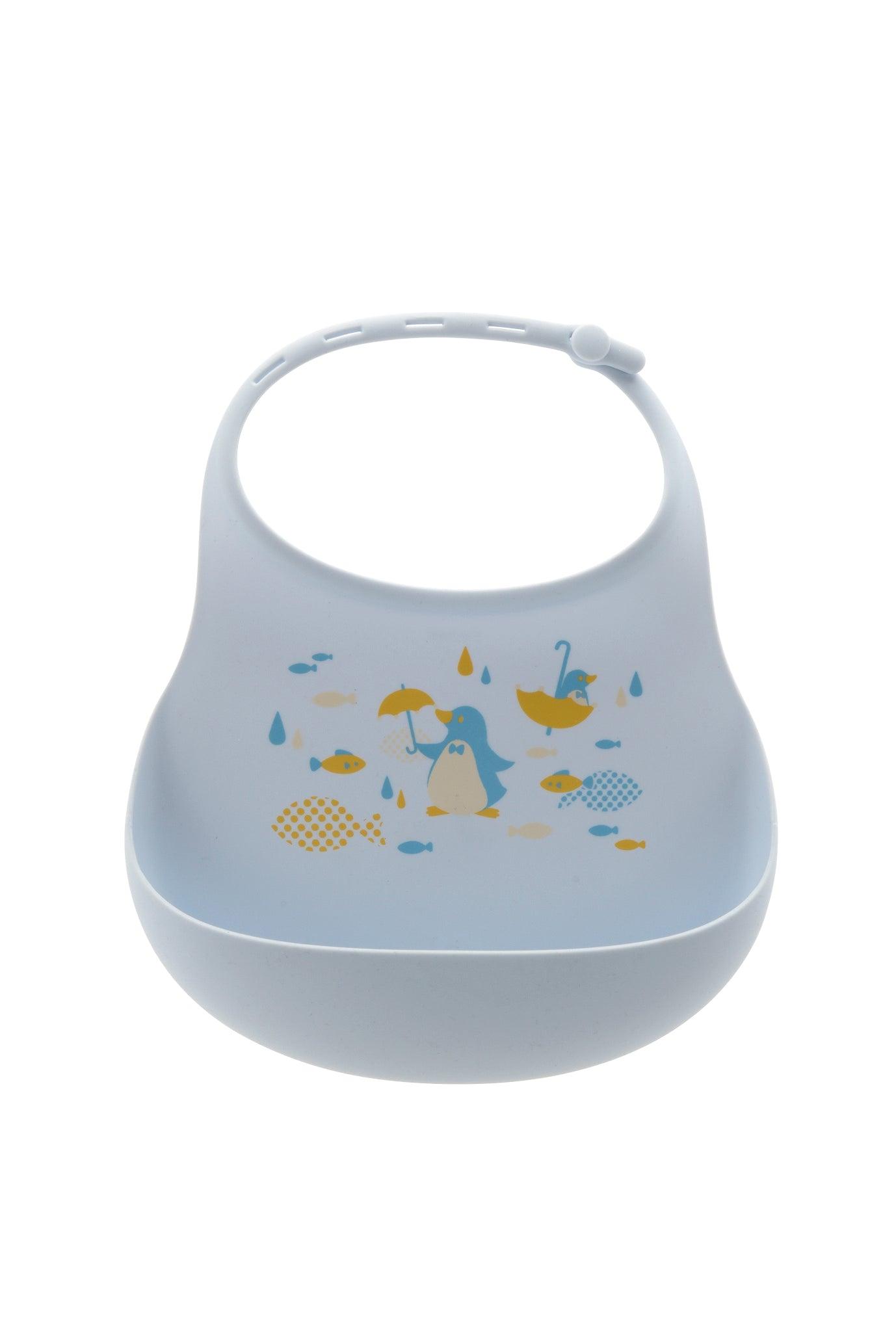 Richell Bib w/ Food Catcher 5m+ | The Nest Attachment Parenting Hub