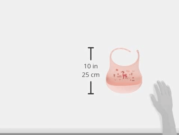Richell Bib w/ Food Catcher 5m+ | The Nest Attachment Parenting Hub