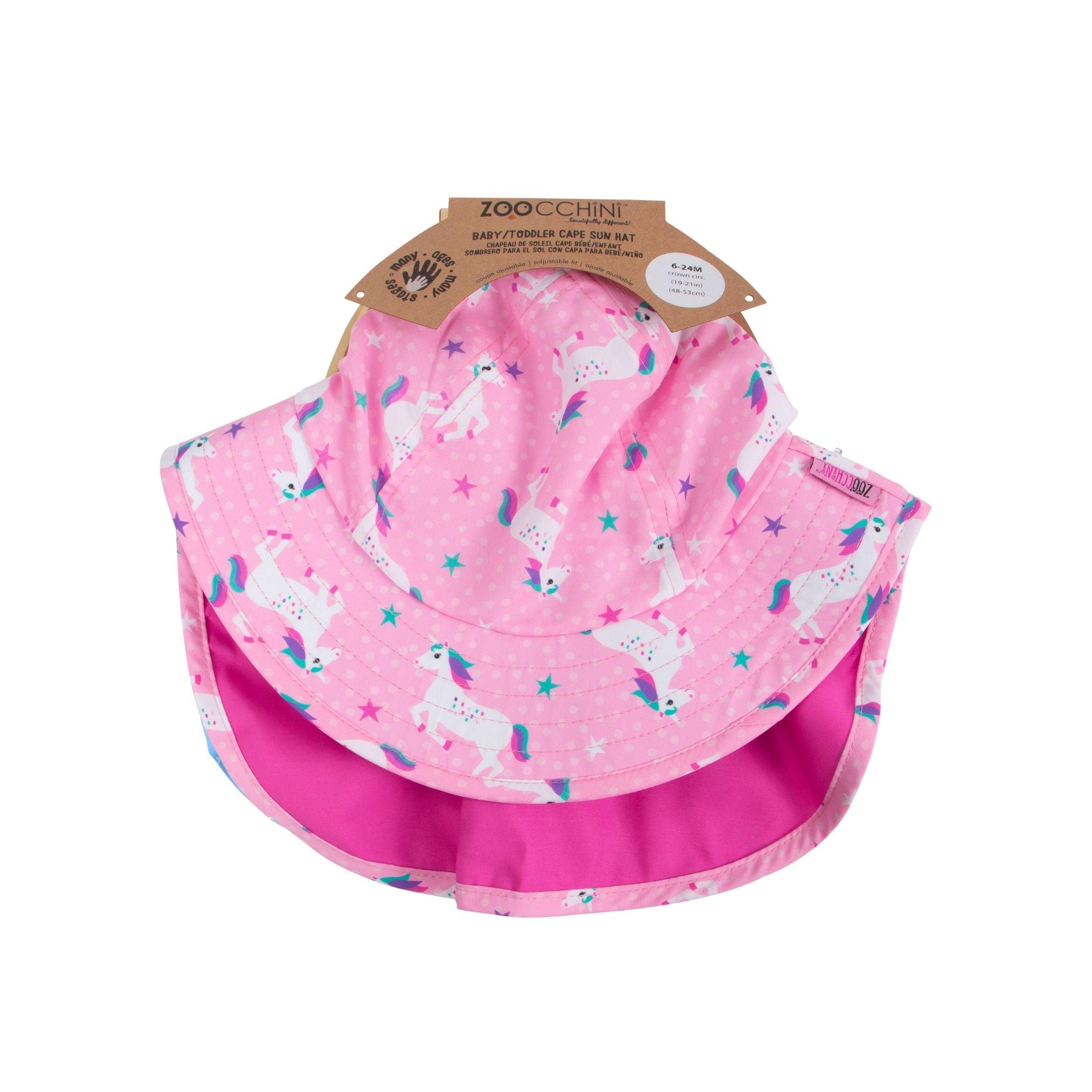 Zoocchini UPF50 Cape Sunhat (6-24mo) | The Nest Attachment Parenting Hub