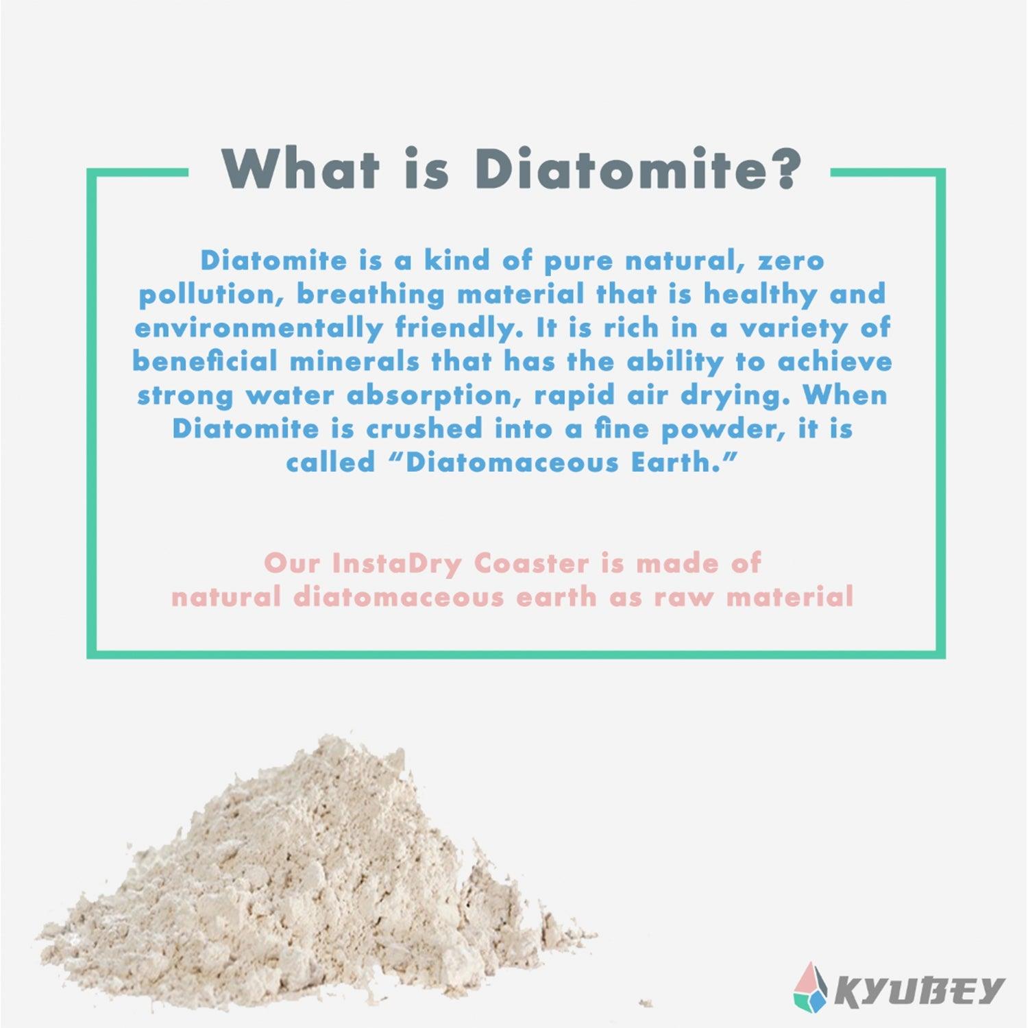 Kyubey Instadry Rectangular Coaster 20cm x 10cm | The Nest Attachment Parenting Hub