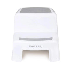 Bonjour Baby Non-Skid Step Stool Gray | The Nest Attachment Parenting Hub