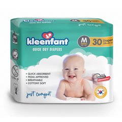 Kleenfant Baby Diaper - Taped