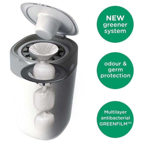Tommee Tippee Twist & Click Nappy Disposal Bin Refills – 3 pack | The Nest Attachment Parenting Hub