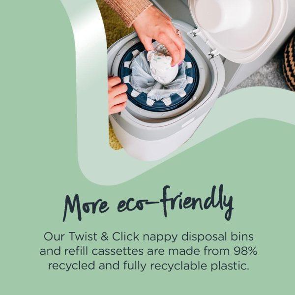 Tommee Tippee Twist & Click Nappy Disposal Bin Refills – 3 pack | The Nest Attachment Parenting Hub