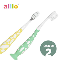 Alilo Kid Soft Toothbrush (4-12yo) - Pack of 2 | The Nest Attachment Parenting Hub