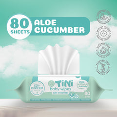 TiNi Baby Wipes 80 Pulls
