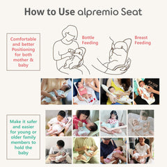 Alpremio Feeding & Care Seat - Full Organic (0-6m+) | The Nest Attachment Parenting Hub