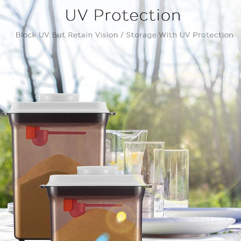 Ankou Food Container Rectangle Tinted with Scoop | The Nest Attachment Parenting Hub