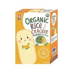 Apple Monkey Organic Rice Crackers - Pumpkin | The Nest Attachment Parenting Hub