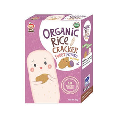 Apple Monkey Organic Rice Crackers - Sweet Potato | The Nest Attachment Parenting Hub