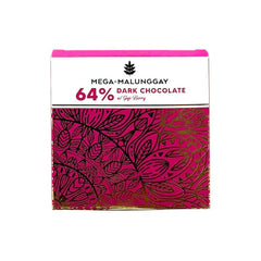 Auro 64% Dark Chocolate with Mega-Malunggay and Goji Berry 50g