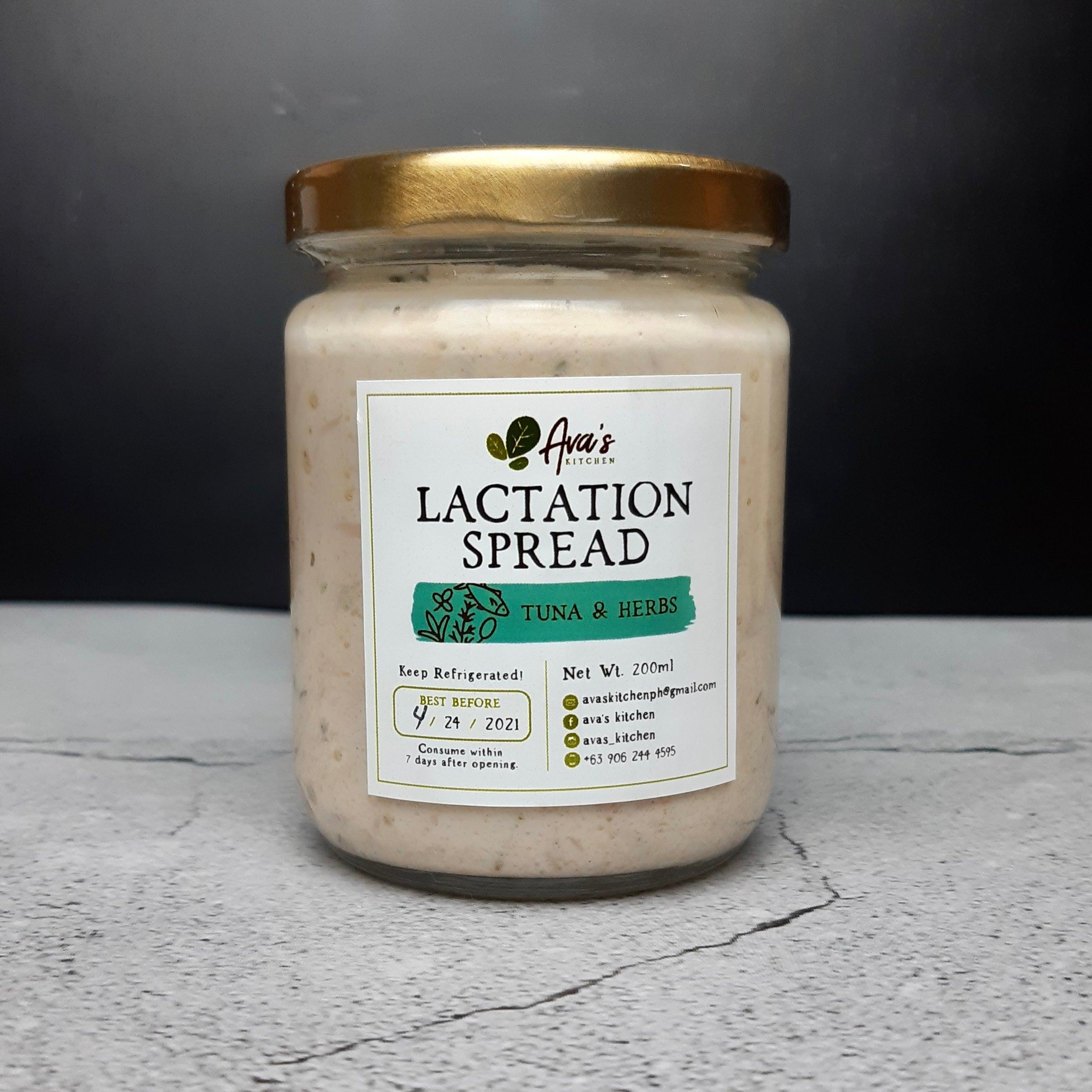 Ava's Kitchen Tuna & Herbs Lactation Spread 200ml | The Nest Attachment Parenting Hub