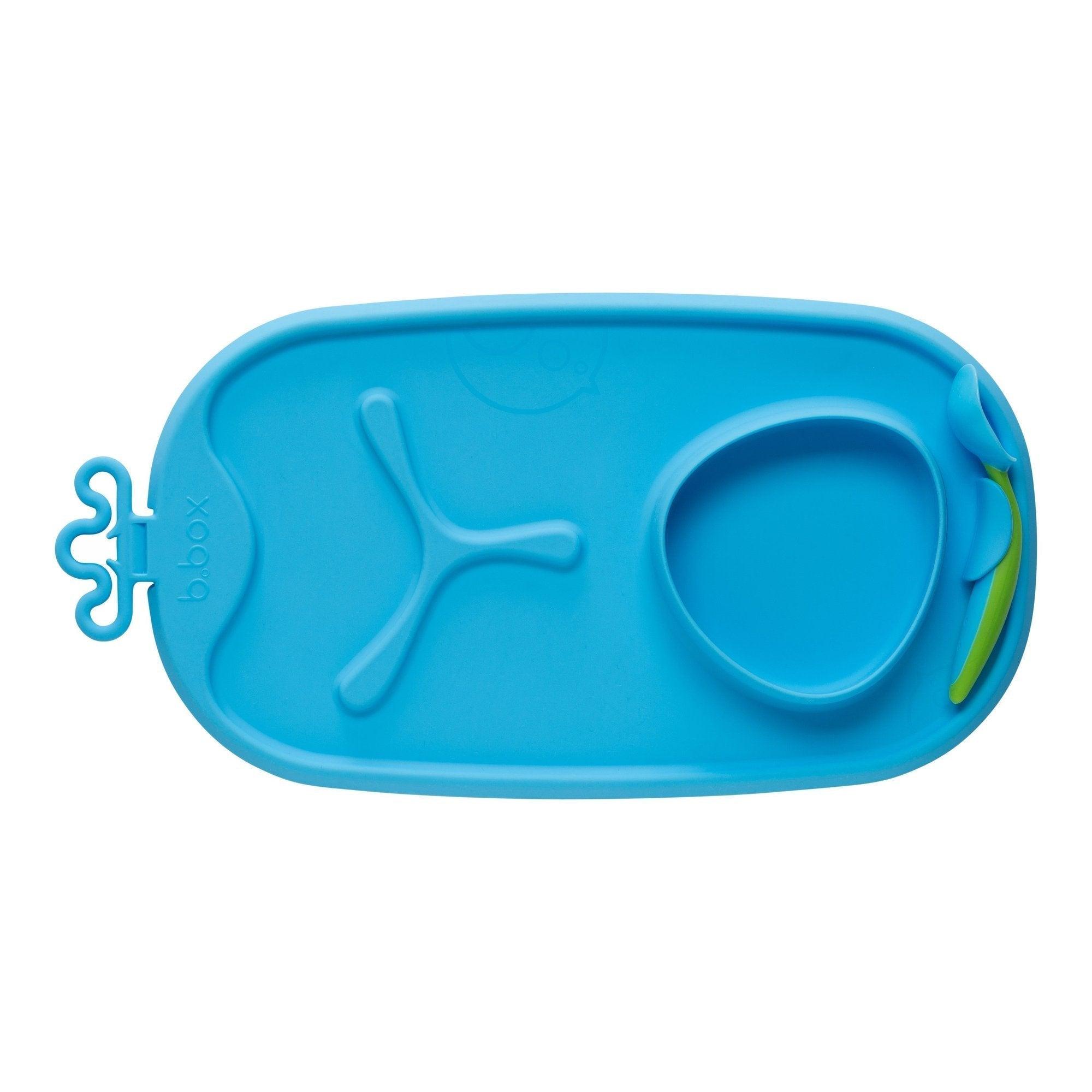 b.box Feeding Set Roll + Go Mealtime Mat | The Nest Attachment Parenting Hub
