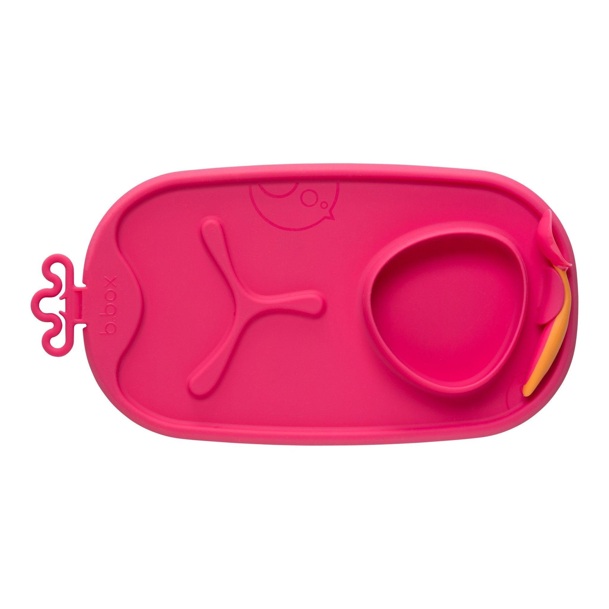 b.box Feeding Set Roll + Go Mealtime Mat | The Nest Attachment Parenting Hub