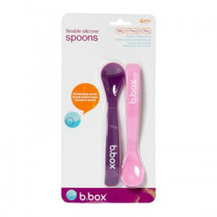 B.box Flexible Silicon Spoons (2 pack) | The Nest Attachment Parenting Hub
