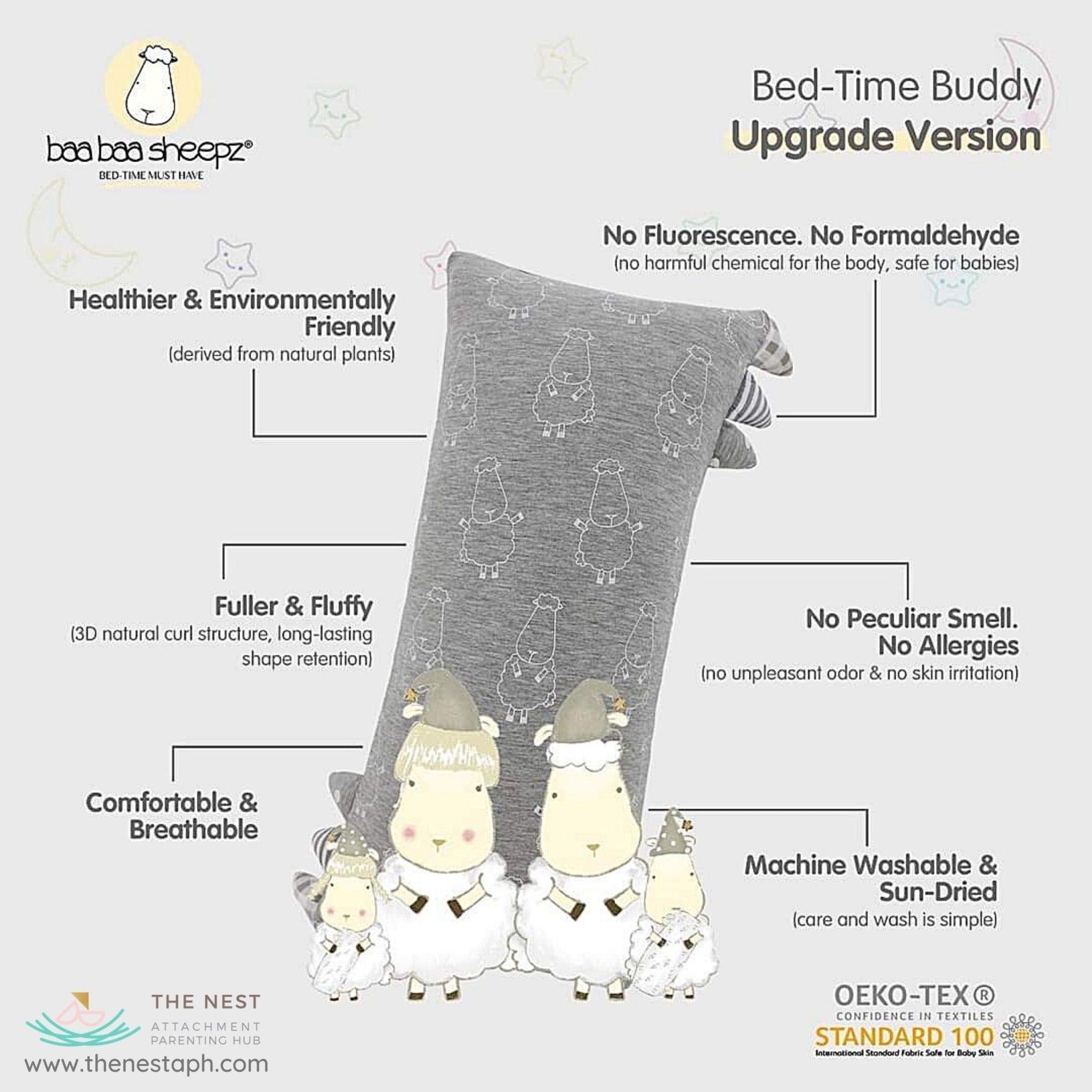 Baa Baa Sheepz Bed Time Buddy - Big Sheepz Grey | The Nest Attachment Parenting Hub