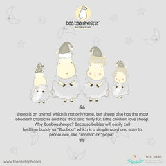 Baa Baa Sheepz Bed Time Buddy - Big Sheepz Grey | The Nest Attachment Parenting Hub