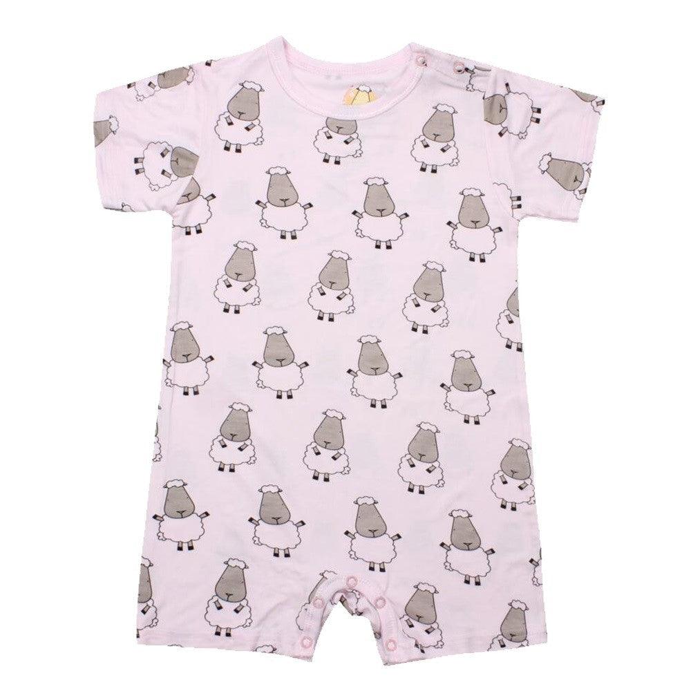 Baa Baa Sheepz Short Sleeve Romper- Big Sheep | The Nest Attachment Parenting Hub
