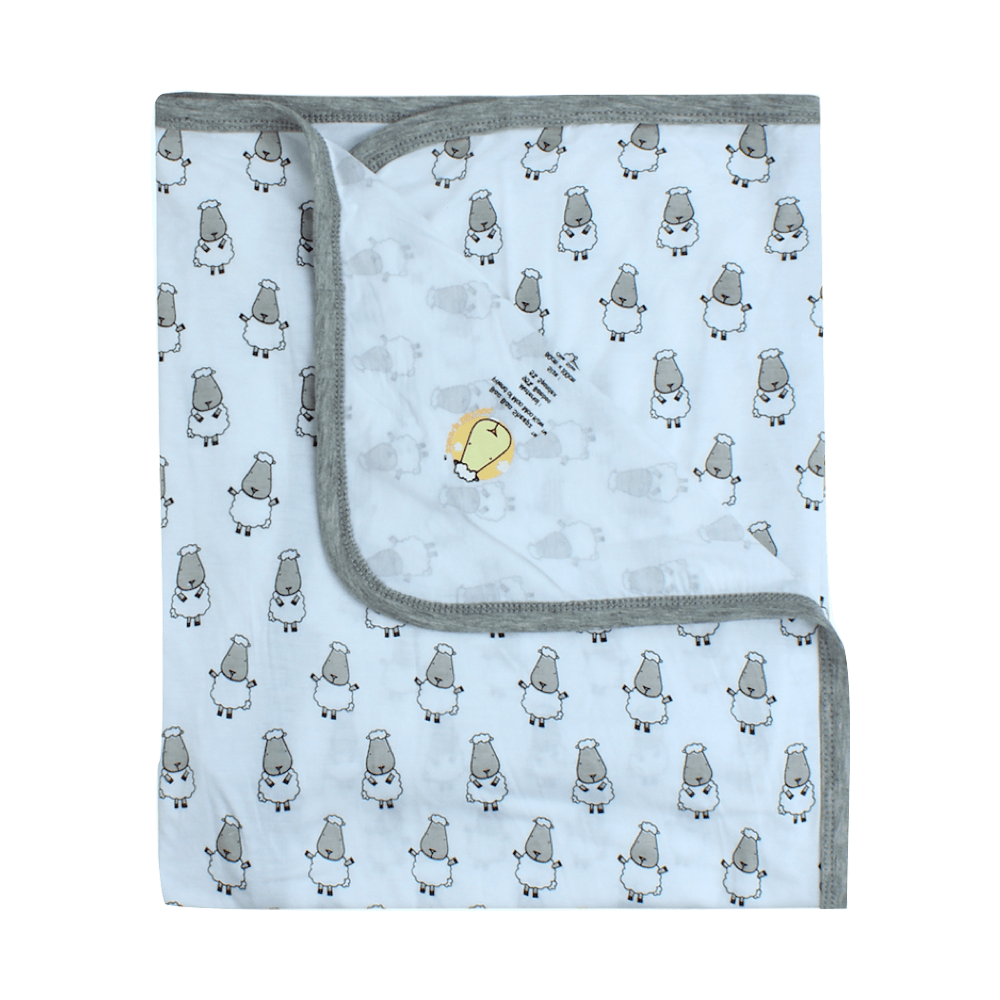 Baa Baa Sheepz Single Layer Baby Blanket | The Nest Attachment Parenting Hub