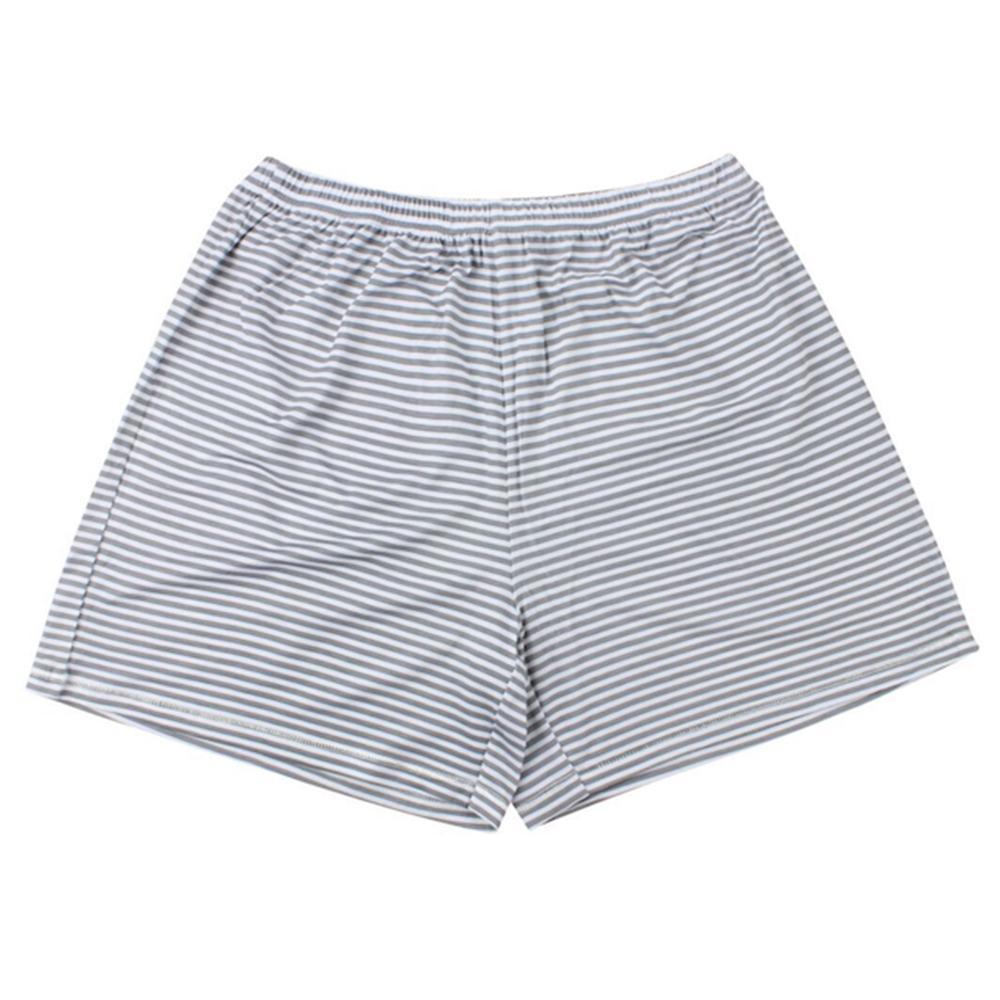 Baa Baa Sheepz Women Shorts Grey Stripe | The Nest Attachment Parenting Hub