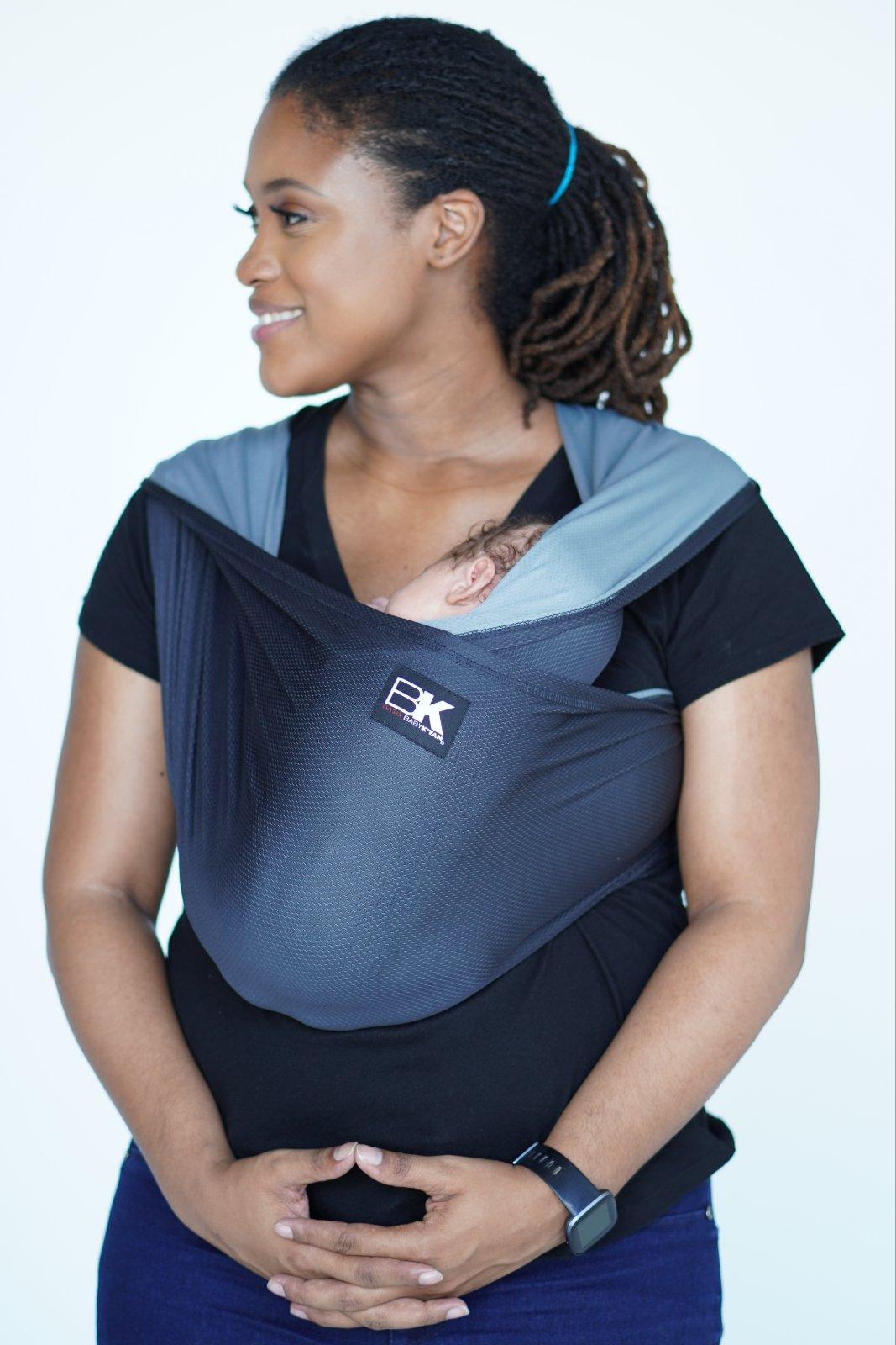 Baby K'tan Active Oasis - Heather Black & Grey | The Nest Attachment Parenting Hub
