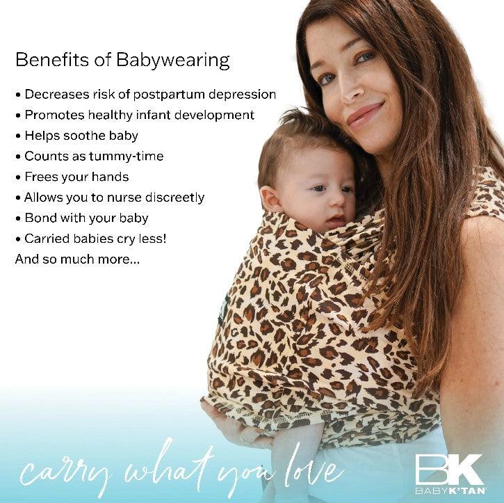 Baby K'tan Active Oasis - Heather Black & Grey | The Nest Attachment Parenting Hub