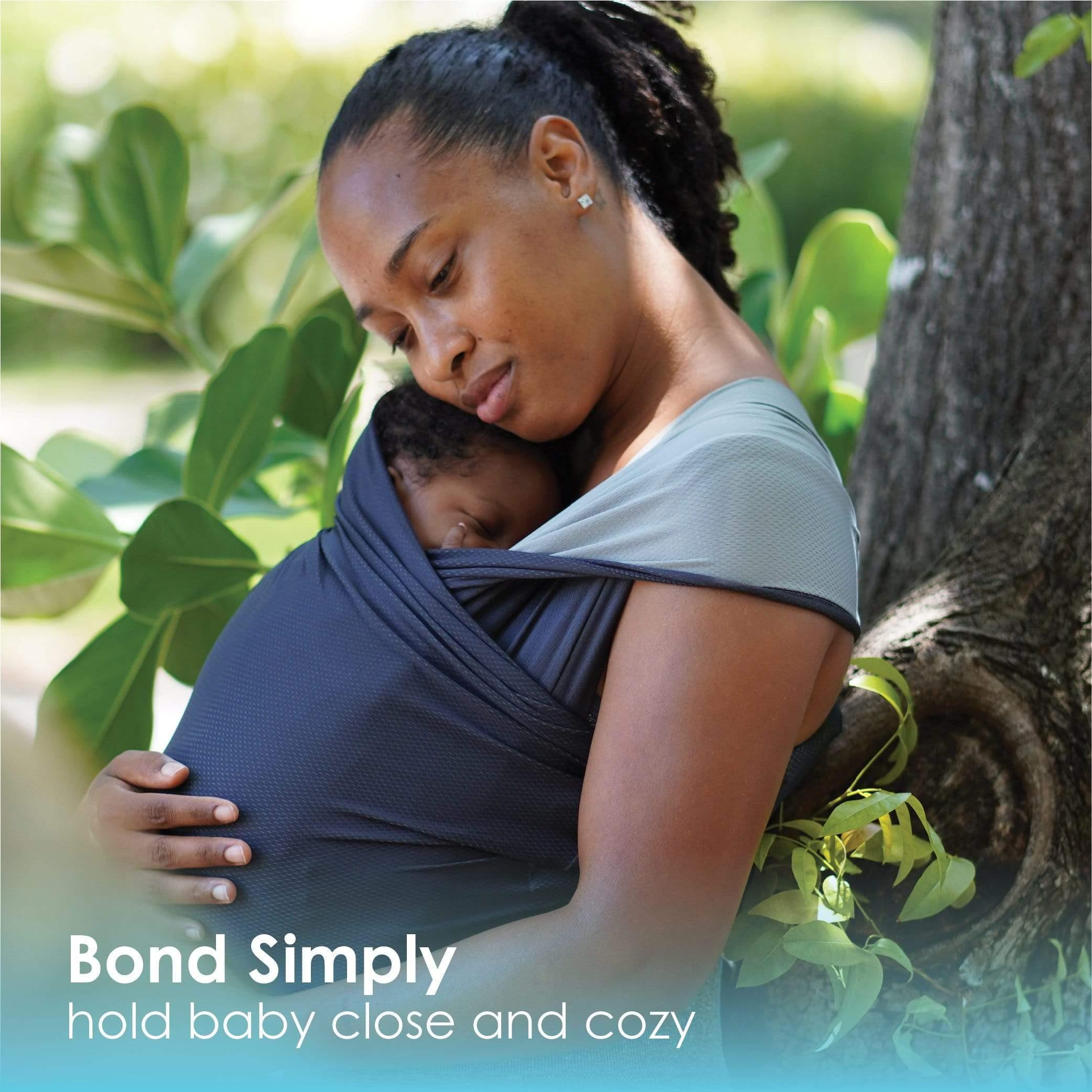 Baby K'tan Active Oasis - Heather Black & Grey | The Nest Attachment Parenting Hub