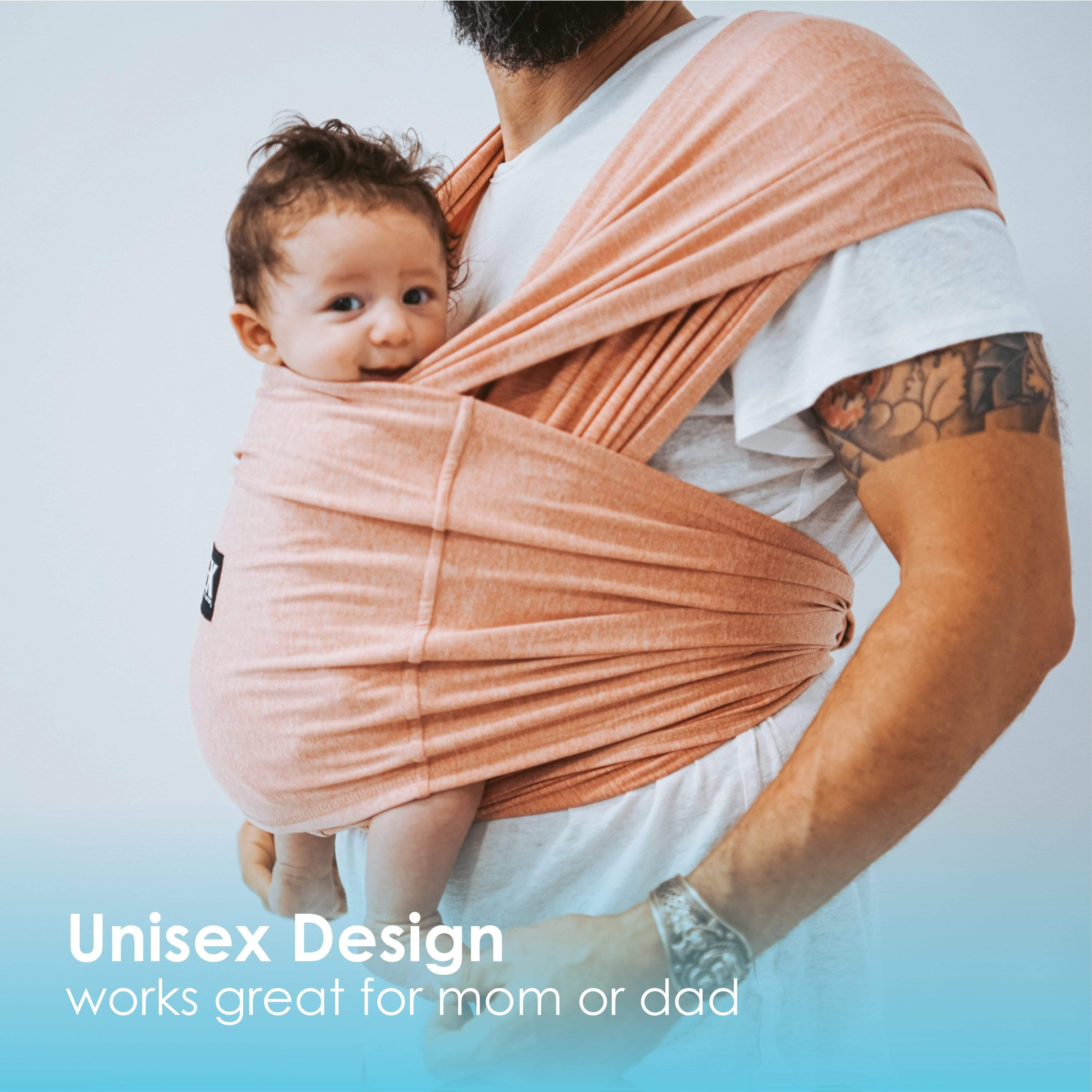 Baby K'tan Active Yoga - Heather Coral | The Nest Attachment Parenting Hub