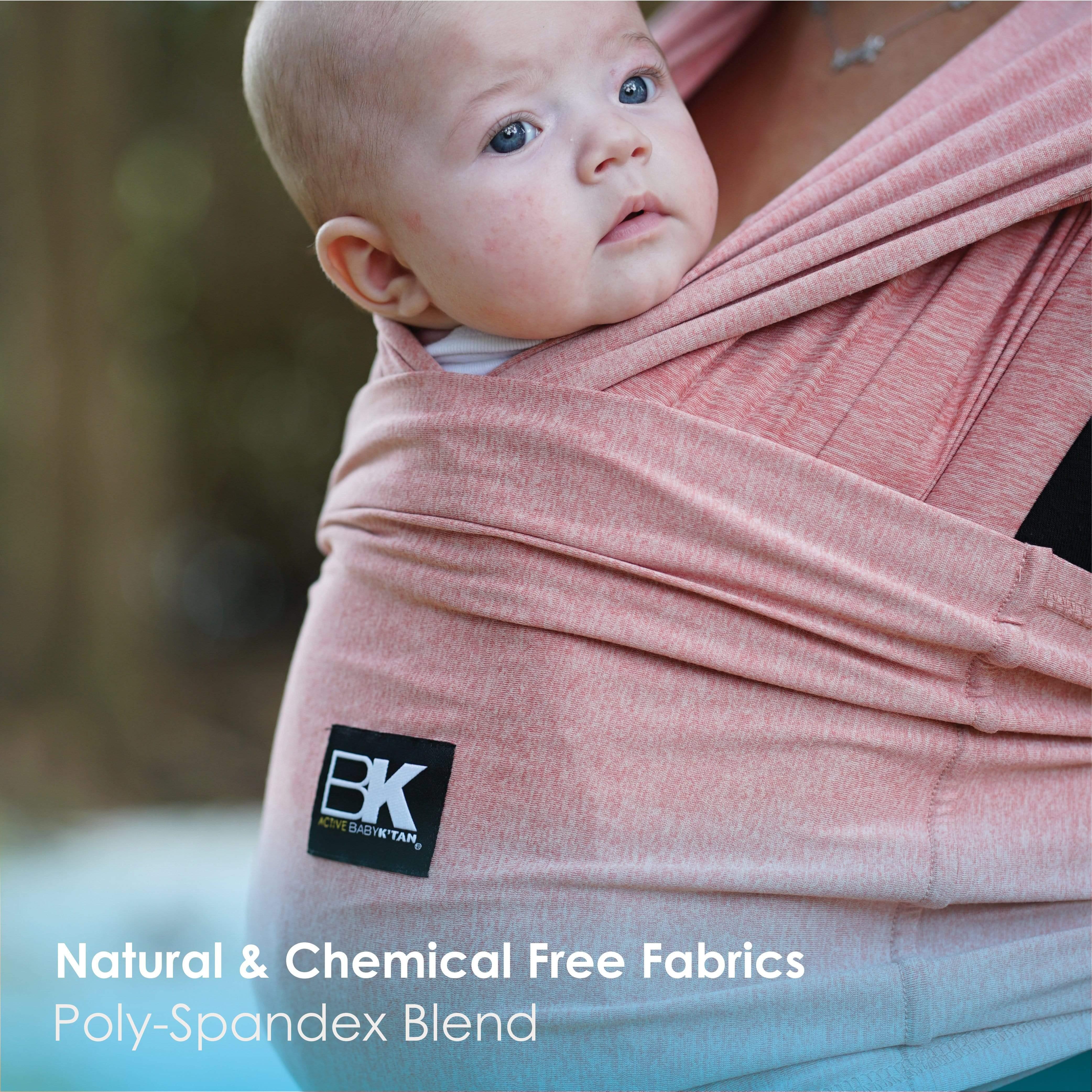 Baby K'tan Active Yoga - Heather Coral | The Nest Attachment Parenting Hub