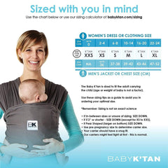 Baby K'tan Breeze - Charcoal | The Nest Attachment Parenting Hub