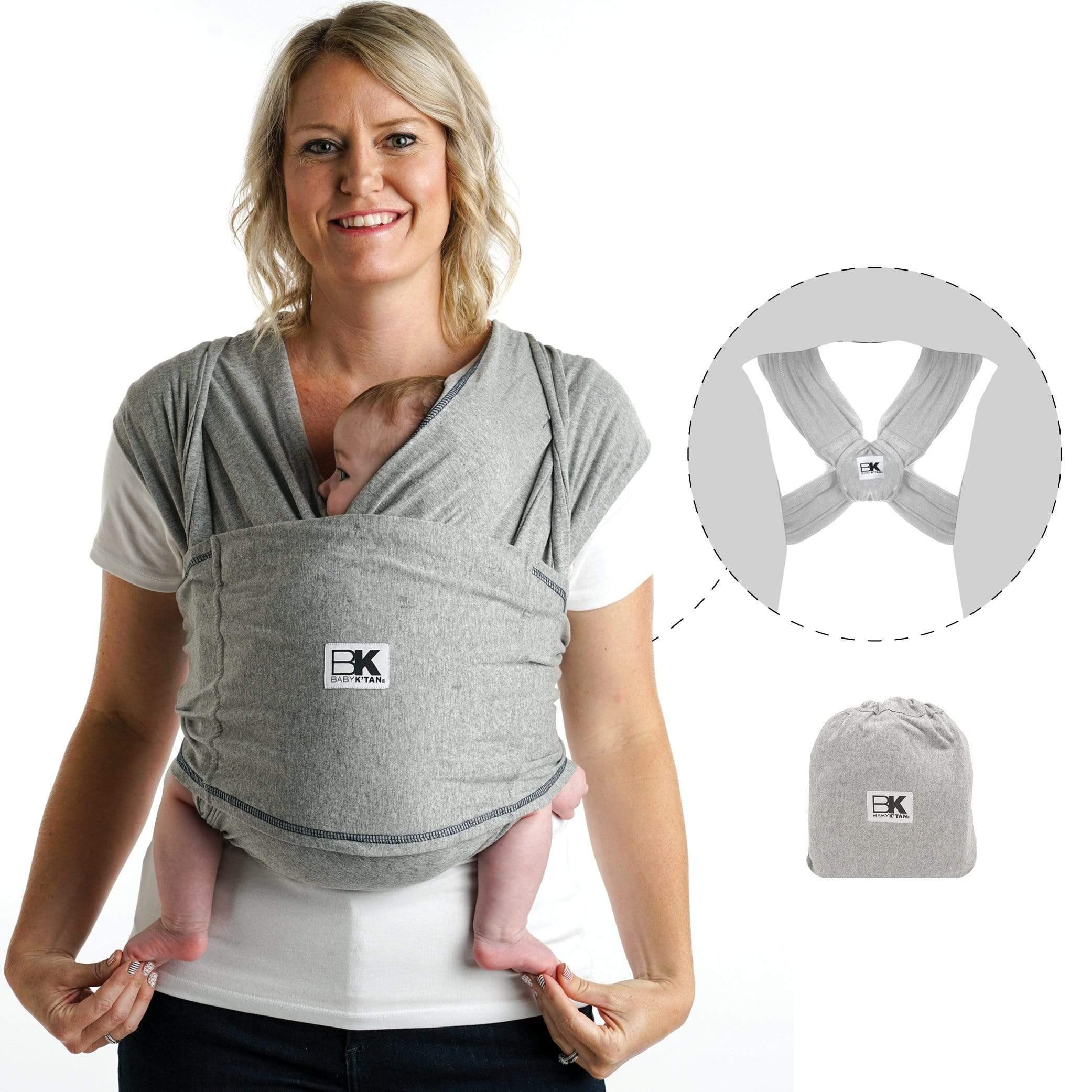 Baby K'tan Cotton - Heather Grey | The Nest Attachment Parenting Hub