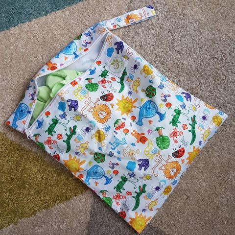 Baby Leaf Wet Bag | The Nest Attachment Parenting Hub