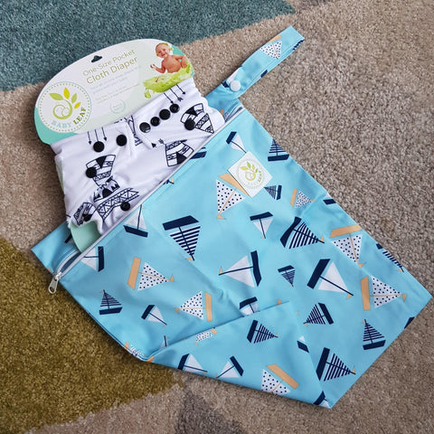 Baby Leaf Wet Bag | The Nest Attachment Parenting Hub