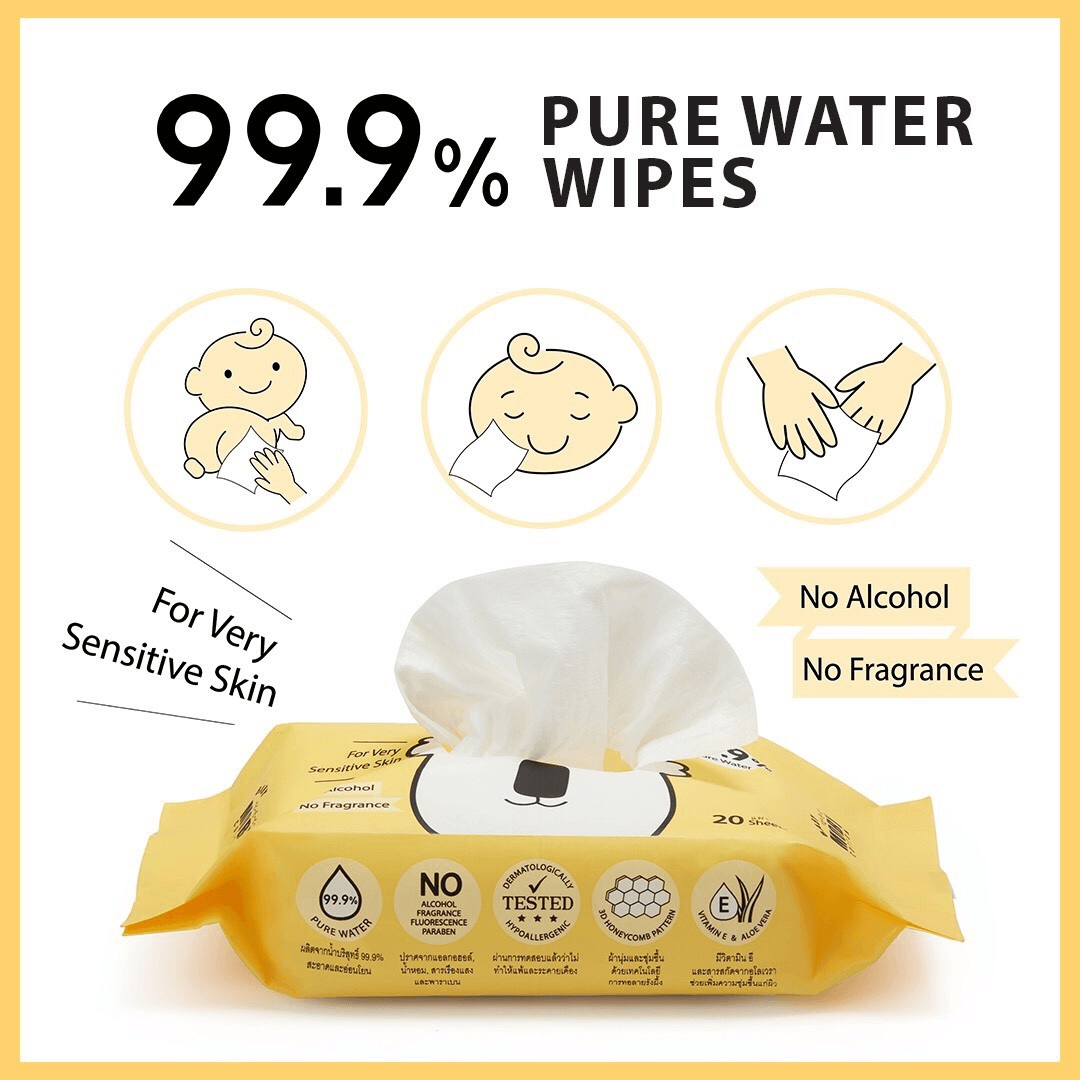 Baby Moby 99.9% Pure Water Wipes | The Nest Attachment Parenting Hub